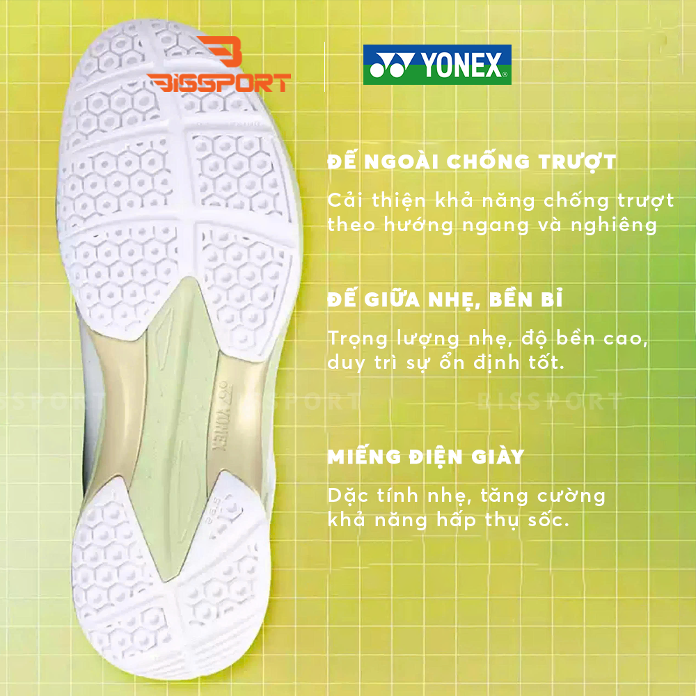 Giày Cầu Lông Yonex SHB COMFORT TEAM Chính Hãng - Trắng Hồng - Êm Vừa Đủ - Lót Đệm Êm Nhẹ - Bền Bỉ - Ổn Định